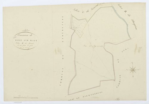 Roye-sur-Matz - Cadastre napoléonien, section C2
