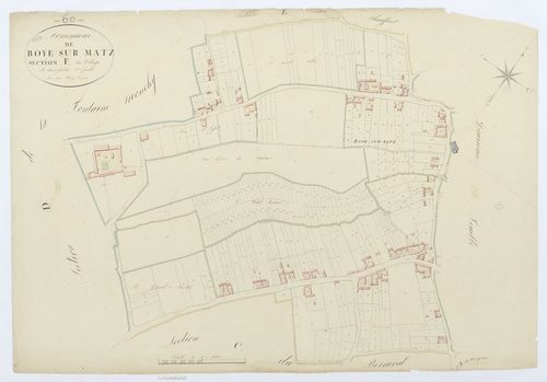 Roye-sur-Matz - Cadastre napoléonien, section F1