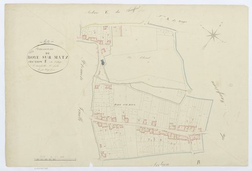 Roye-sur-Matz - Cadastre napoléonien, section F2