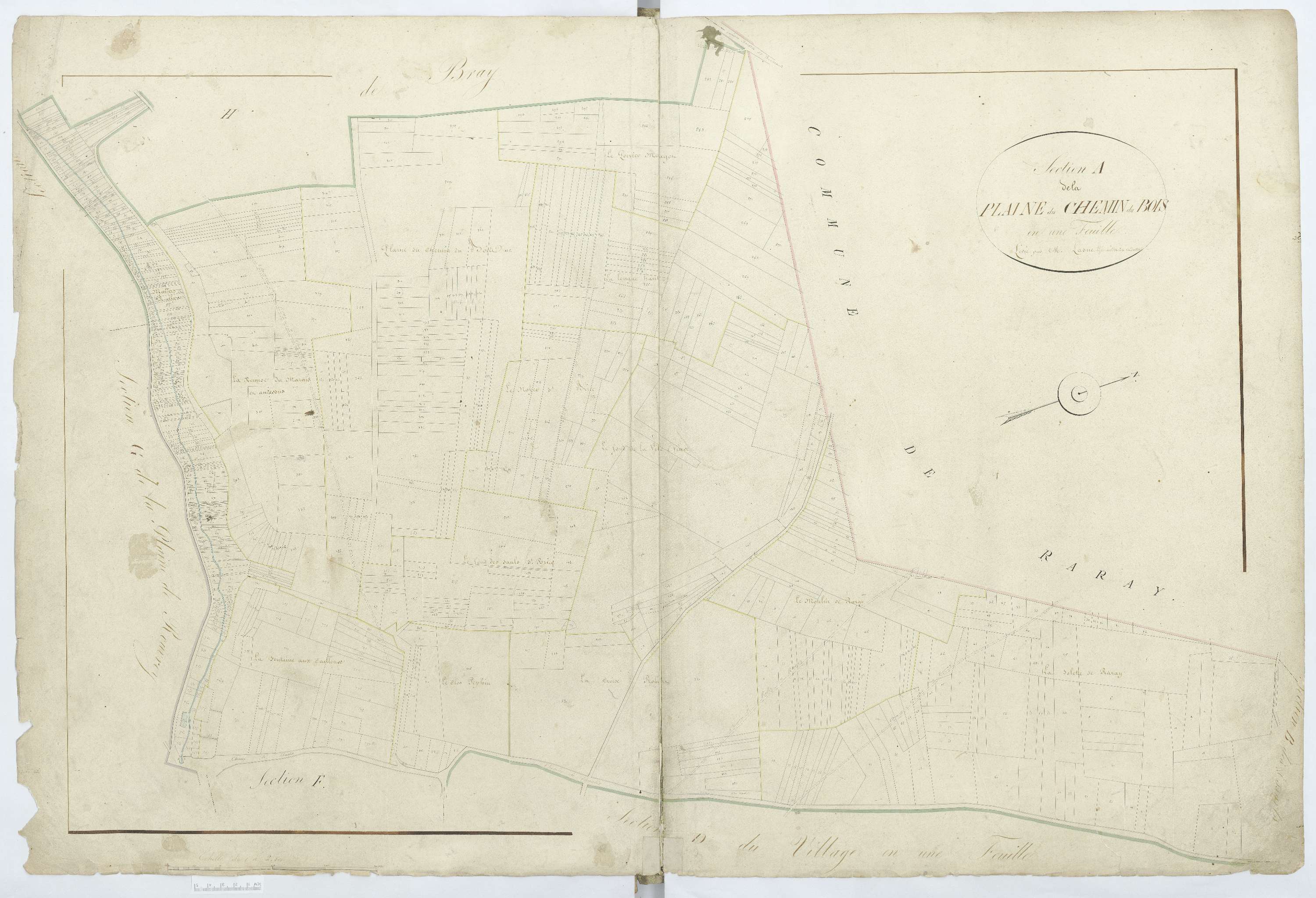 Rully - Cadastre napoléonien, section A