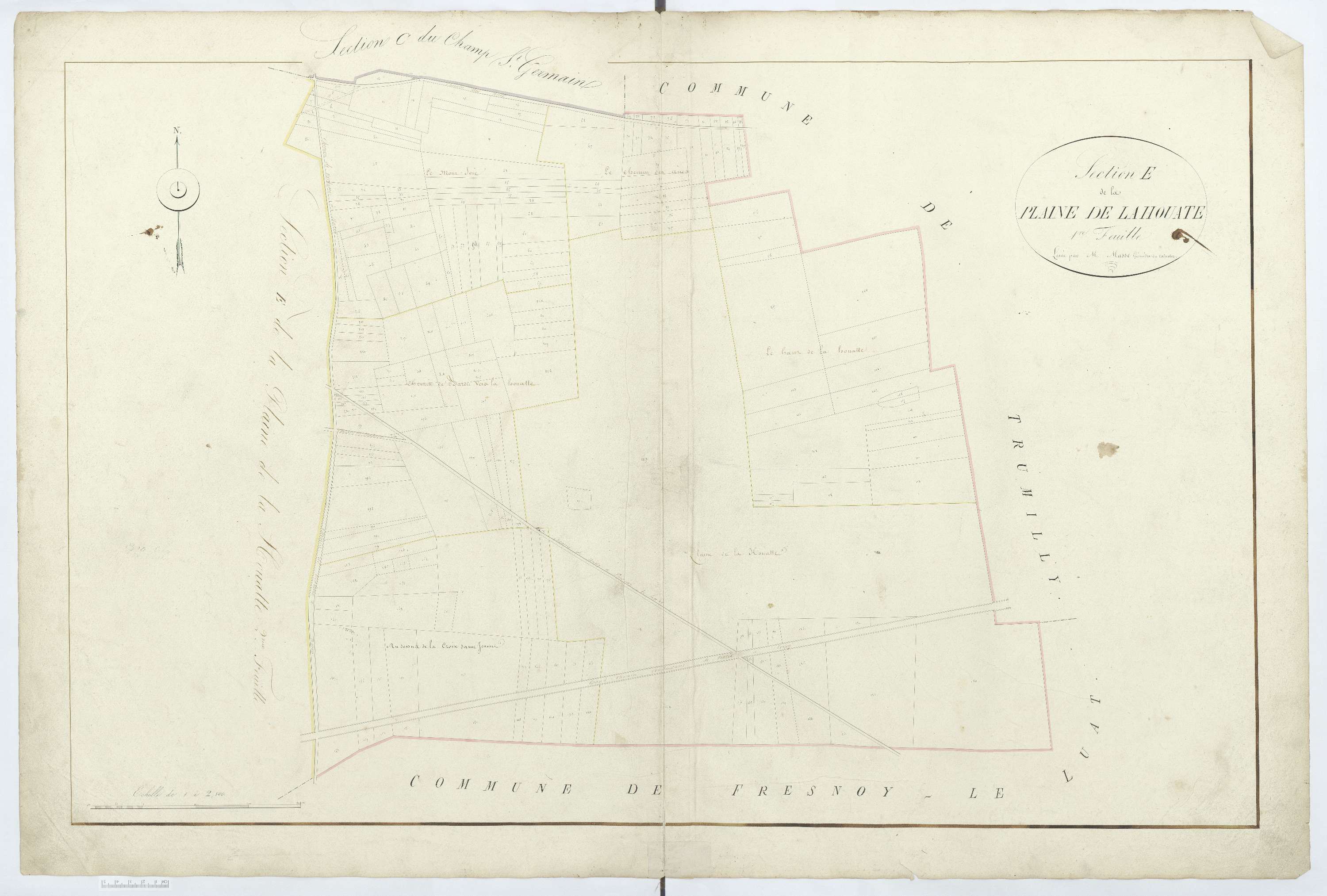 Rully - Cadastre napoléonien, section E1