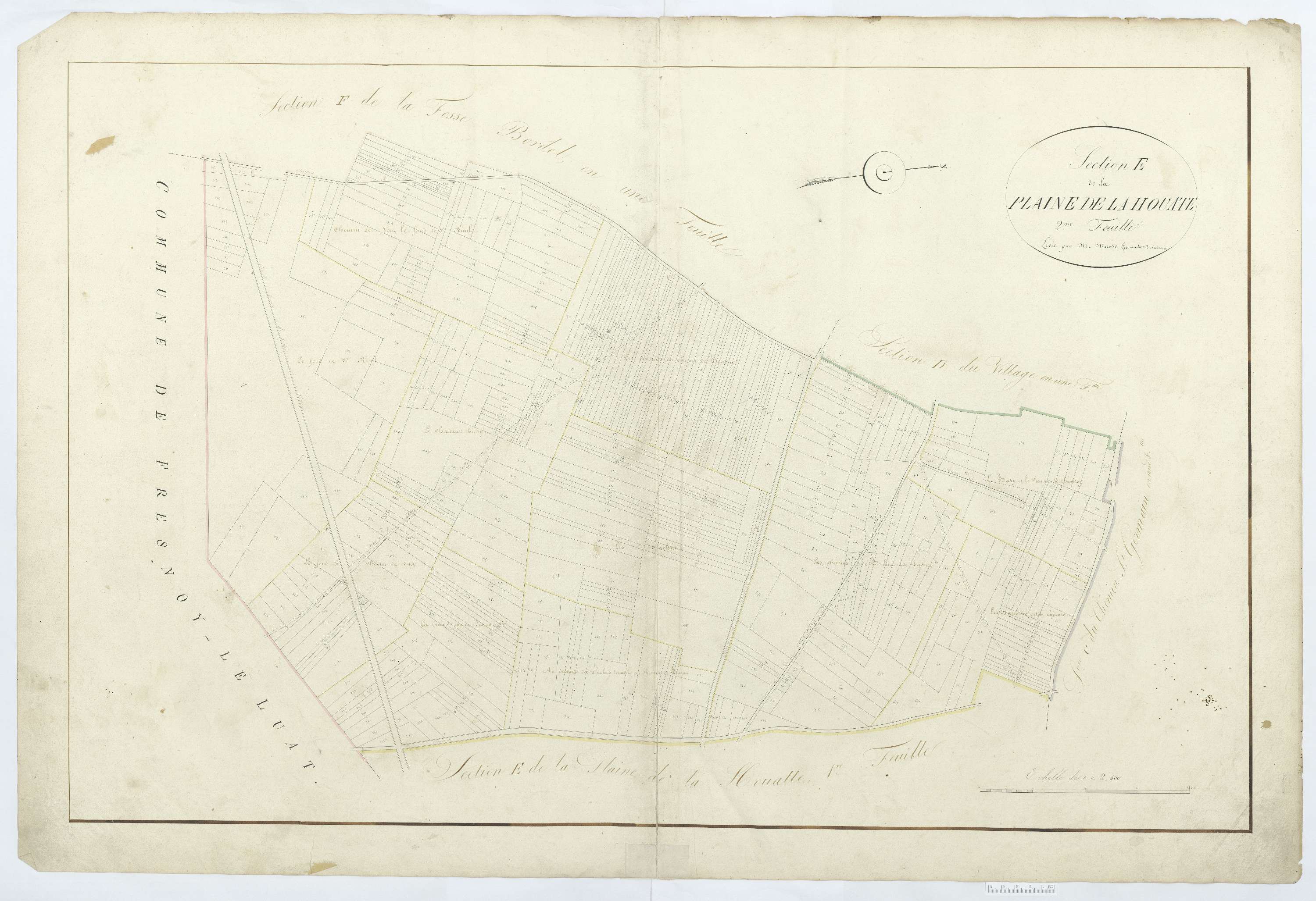 Rully - Cadastre napoléonien, section E2