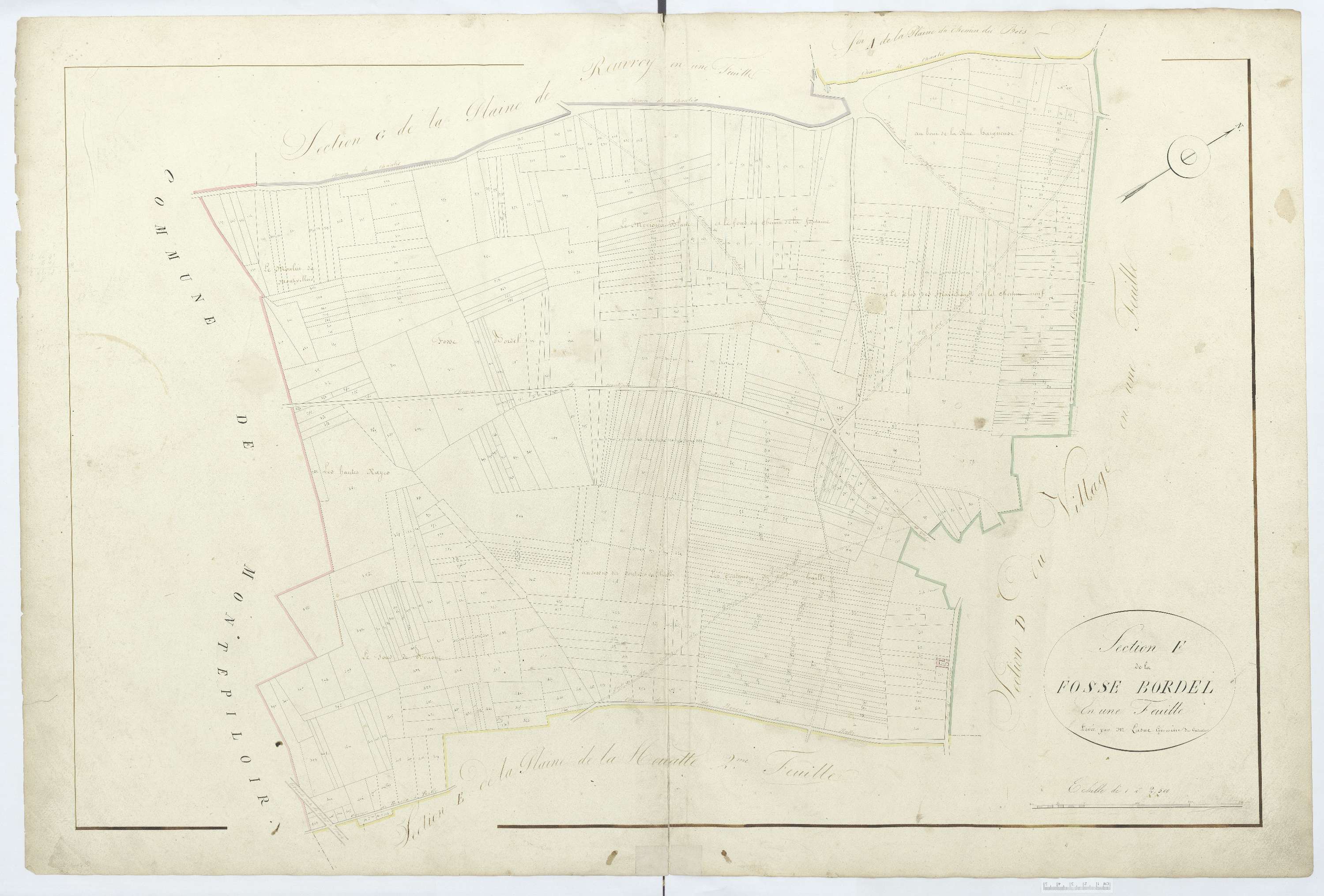 Rully - Cadastre napoléonien, section F