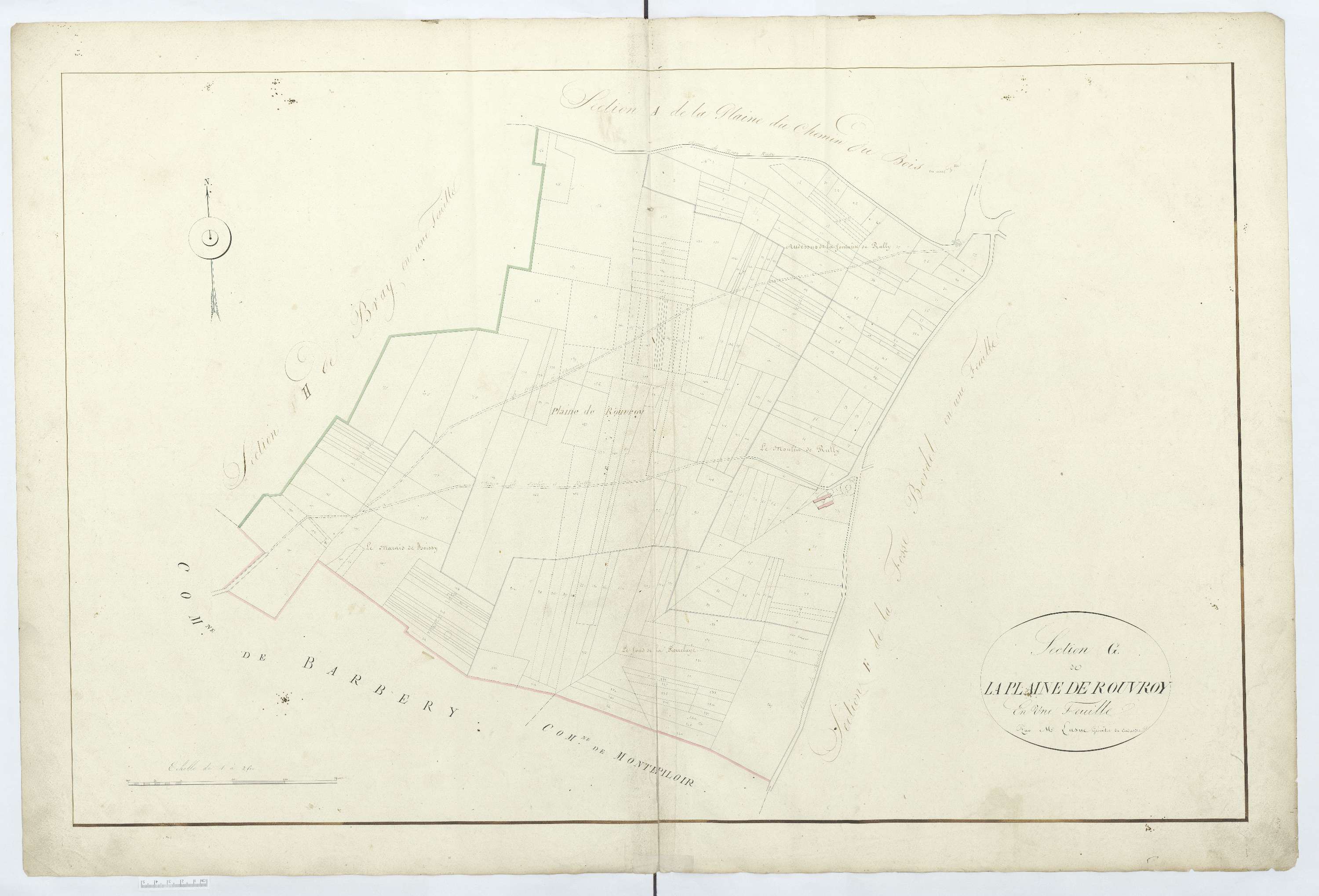 Rully - Cadastre napoléonien, section G