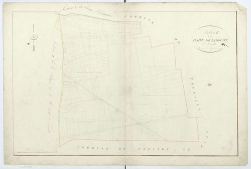 Rully - Cadastre napoléonien, section E1
