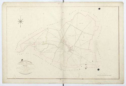 Rully - Cadastre napoléonien, tableau d'assemblage