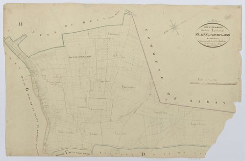 Rully - Cadastre napoléonien, section A, feuille unique