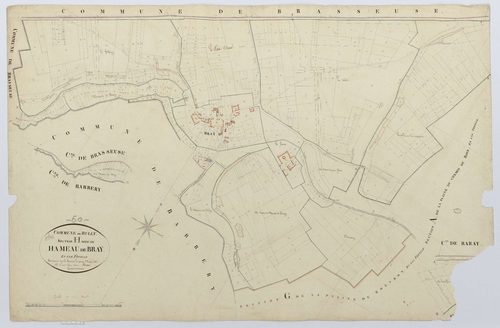 Rully - Cadastre napoléonien, section H, feuille unique