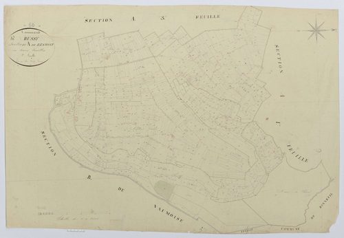 Russy-Bémont - Cadastre napoléonien, section A2