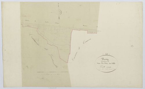 Russy-Bémont - Cadastre napoléonien, section C, feuille unique