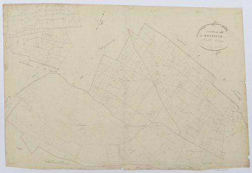 Russy-Bémont - Cadastre napoléonien, section D, feuille unique