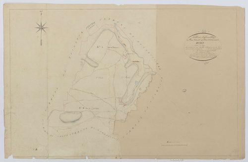 Russy-Bémont - Cadastre napoléonien, tableau d'assemblage