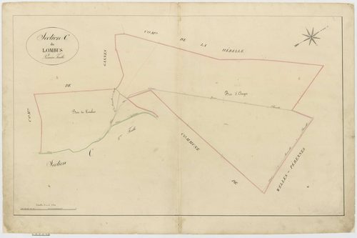 Sains-Morainvillers - Cadastre napoléonien, section C1