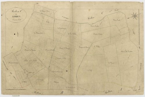 Sains-Morainvillers - Cadastre napoléonien, section C2