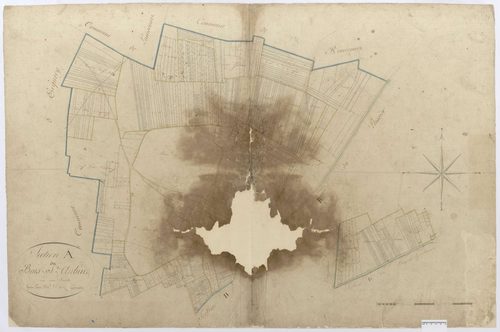 Saint-Aubin-sous-Erquery - Cadastre napoléonien, section A