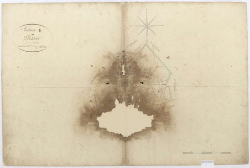 Saint-Aubin-sous-Erquery - Cadastre napoléonien, section B2