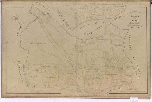 Saint-Deniscourt - Cadastre napoléonien, section A
