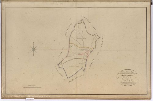 Saint-Deniscourt - Cadastre napoléonien, tableau d'assemblage