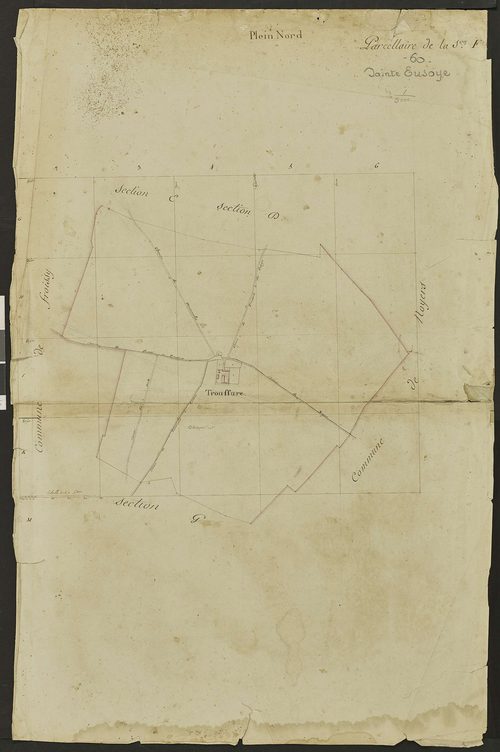 Sainte-Eusoye - Cadastre napoléonien, section F