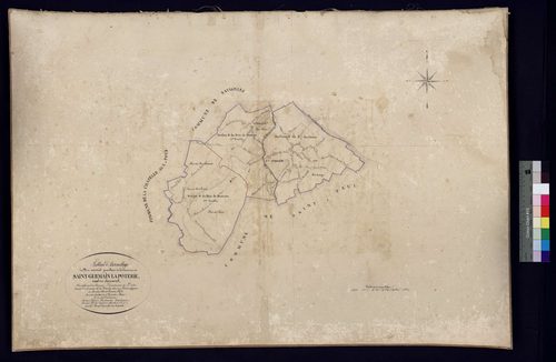 Saint-Germain-la-Poterie - Cadastre napoléonien, tableau d'assemblage
