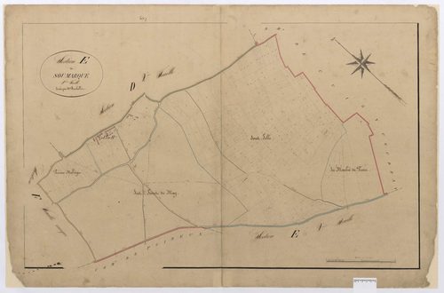 Saint-Germer-de-Fly - Cadastre napoléonien, section E1