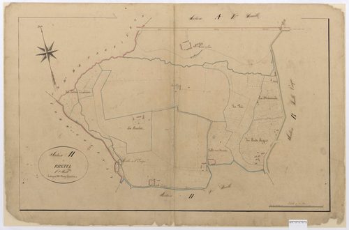 Saint-Germer-de-Fly - Cadastre napoléonien, section H1