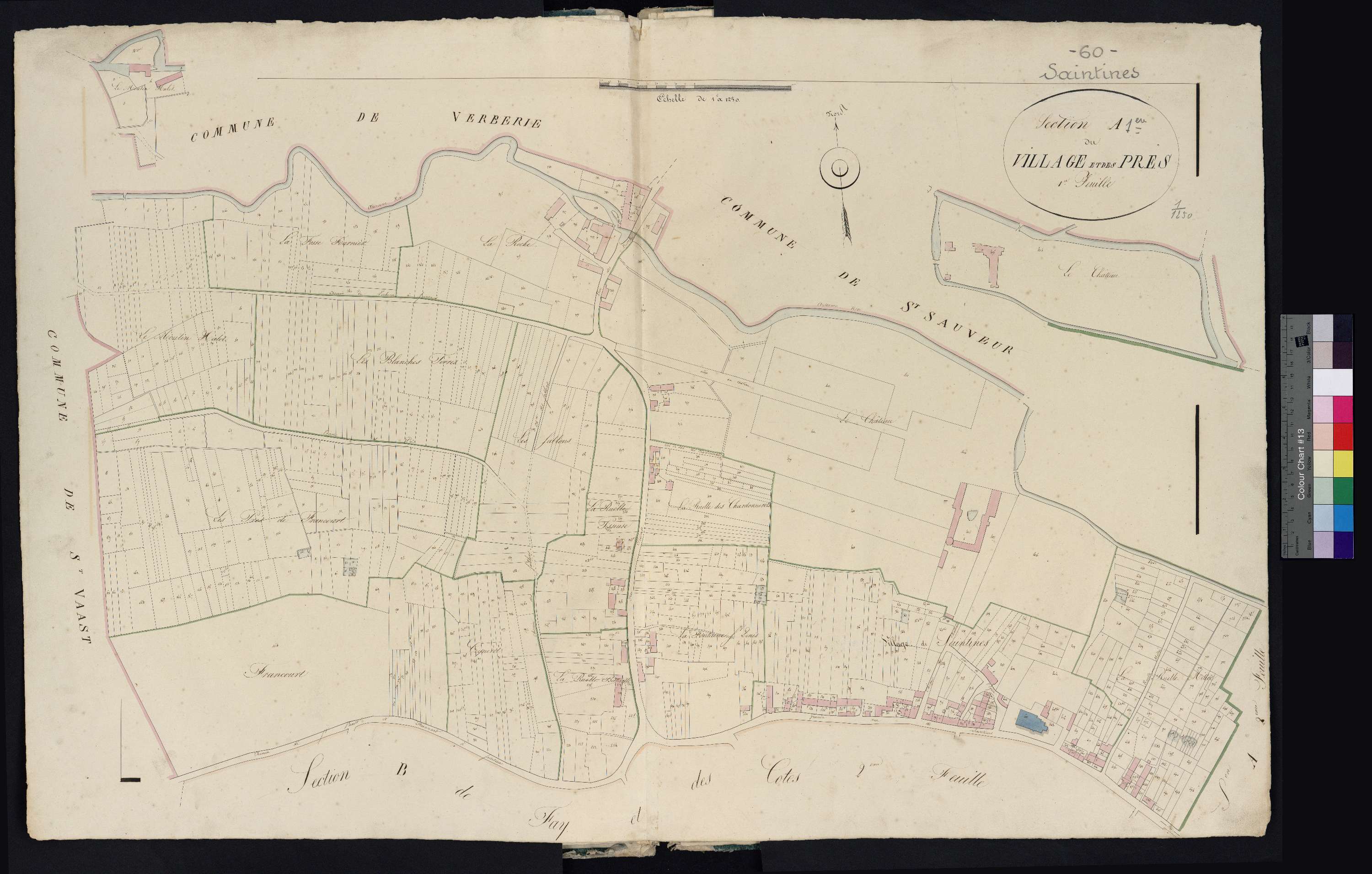 Saintines - Cadastre napoléonien, section A1