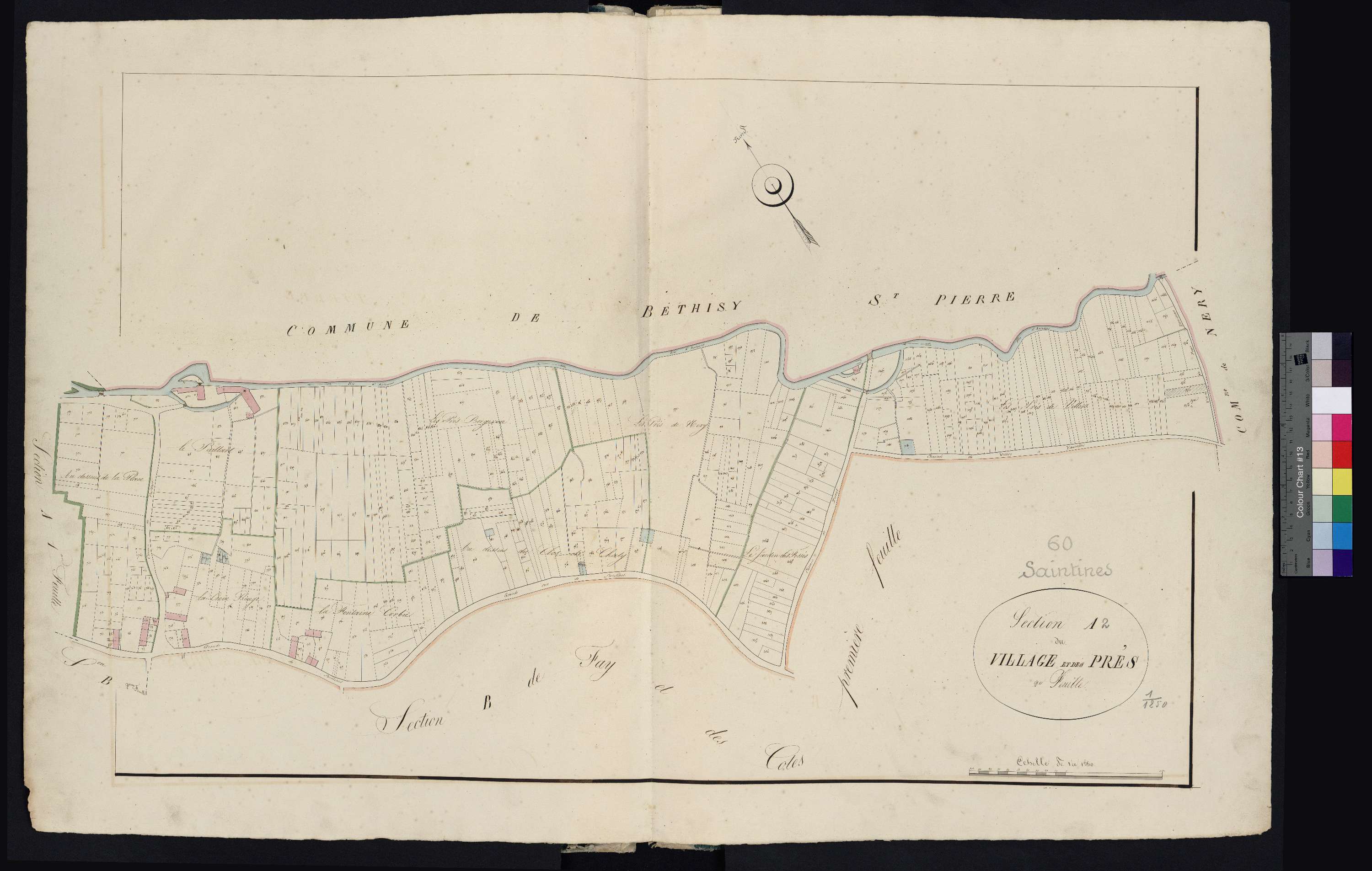 Saintines - Cadastre napoléonien, section A2
