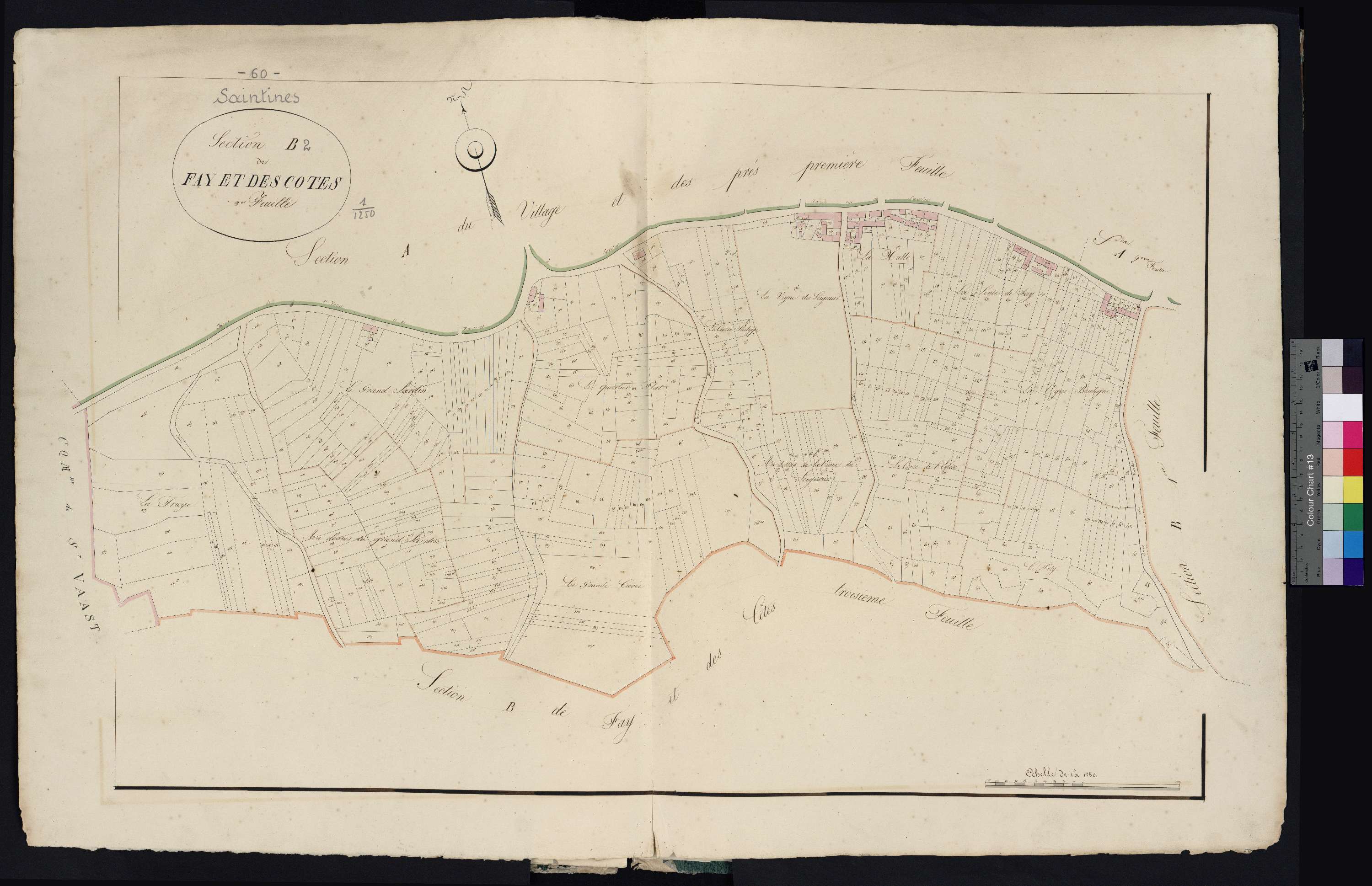 Saintines - Cadastre napoléonien, section B2