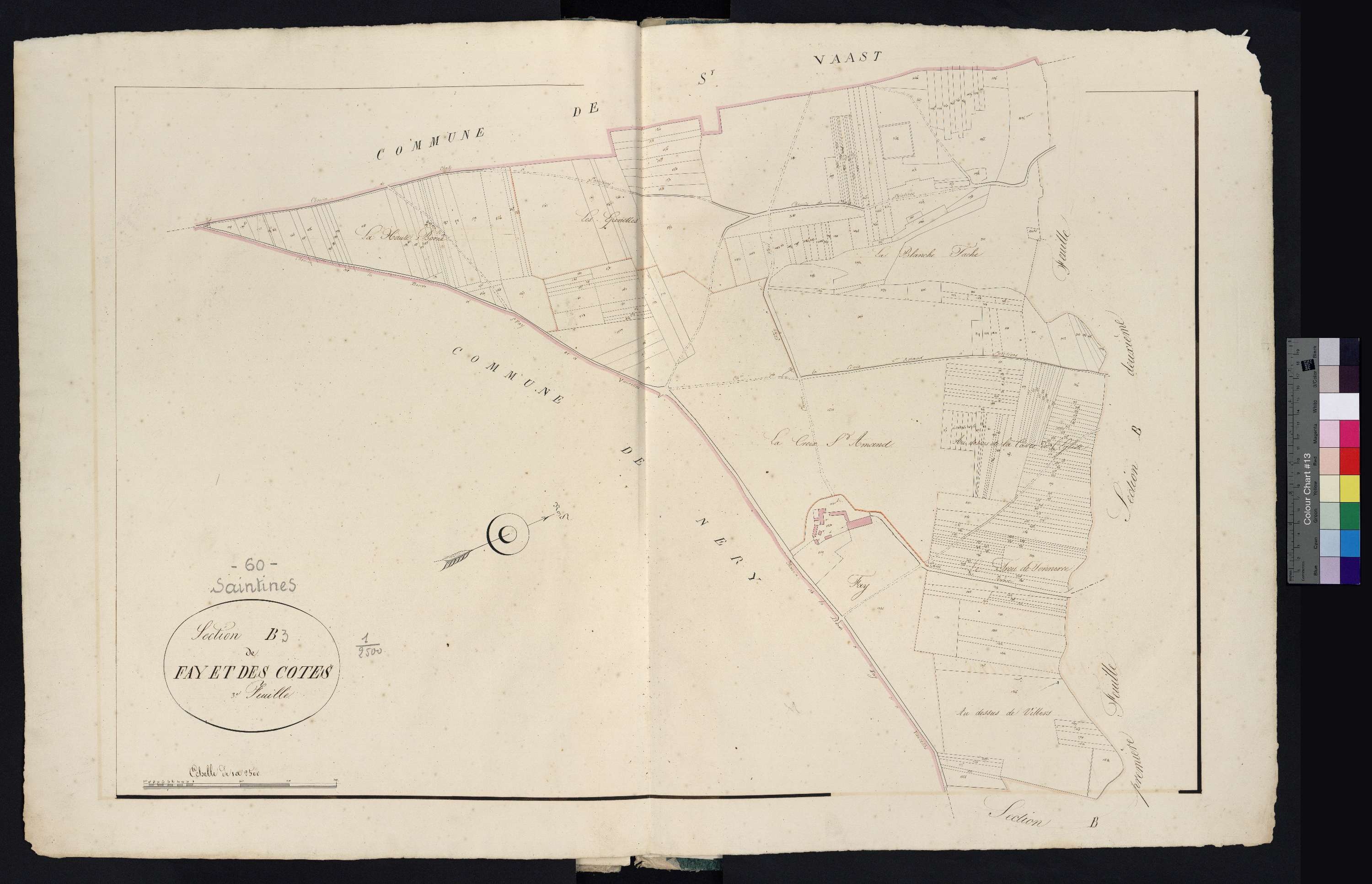 Saintines - Cadastre napoléonien, section B3