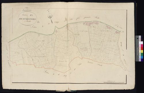 Saintines - Cadastre napoléonien, section B2
