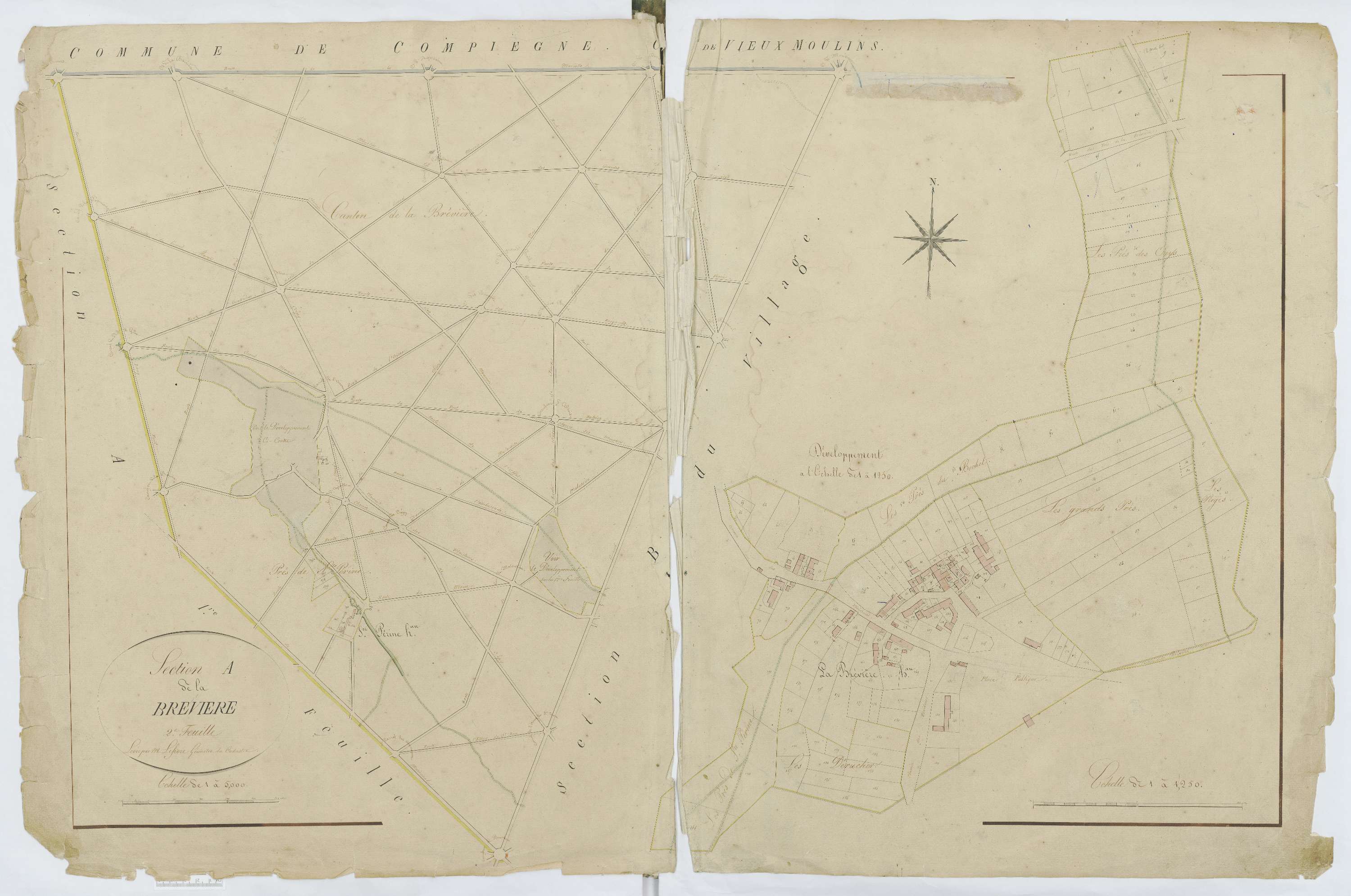Saint-Jean-aux-Bois - Cadastre napoléonien, section A2