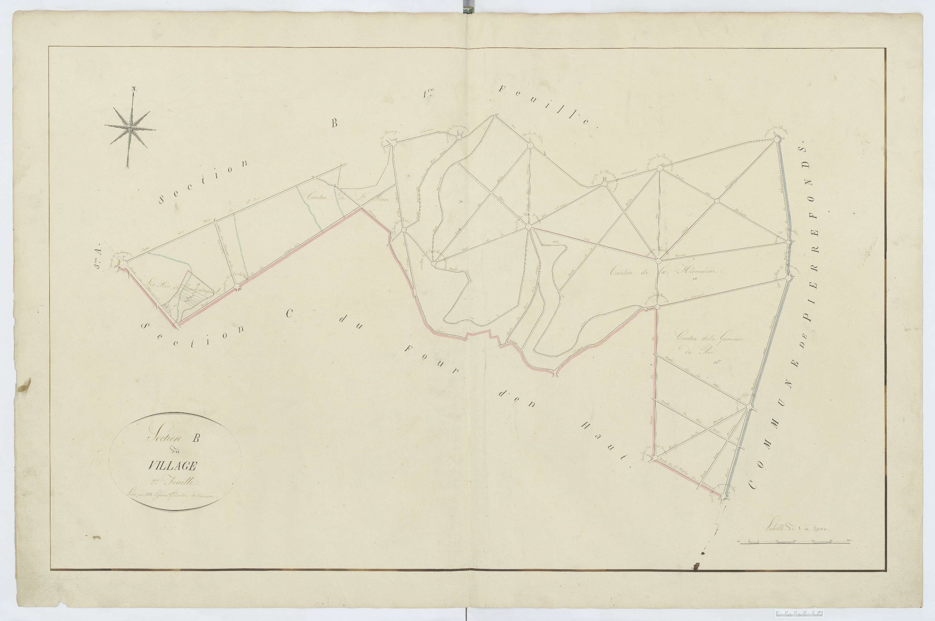 Saint-Jean-aux-Bois - Cadastre napoléonien, section B2