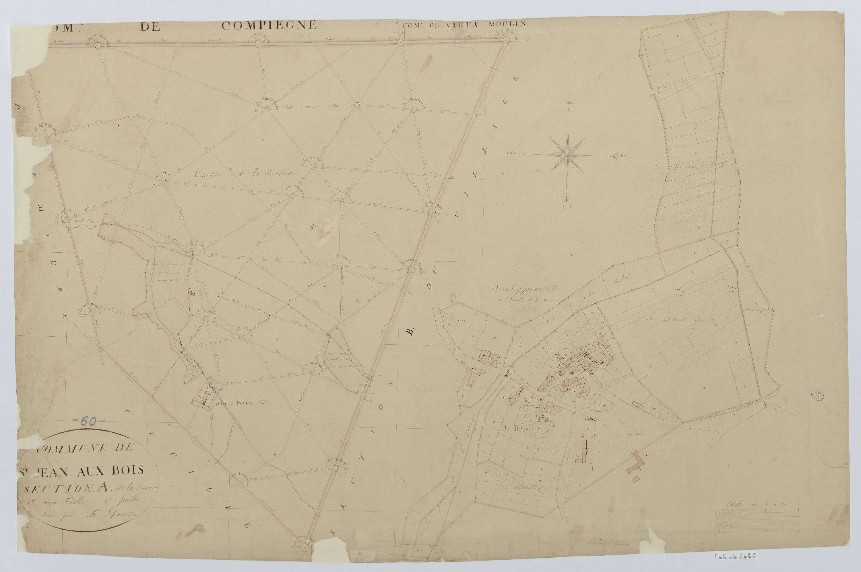 Saint-Jean-aux-Bois - Cadastre napoléonien, section A2