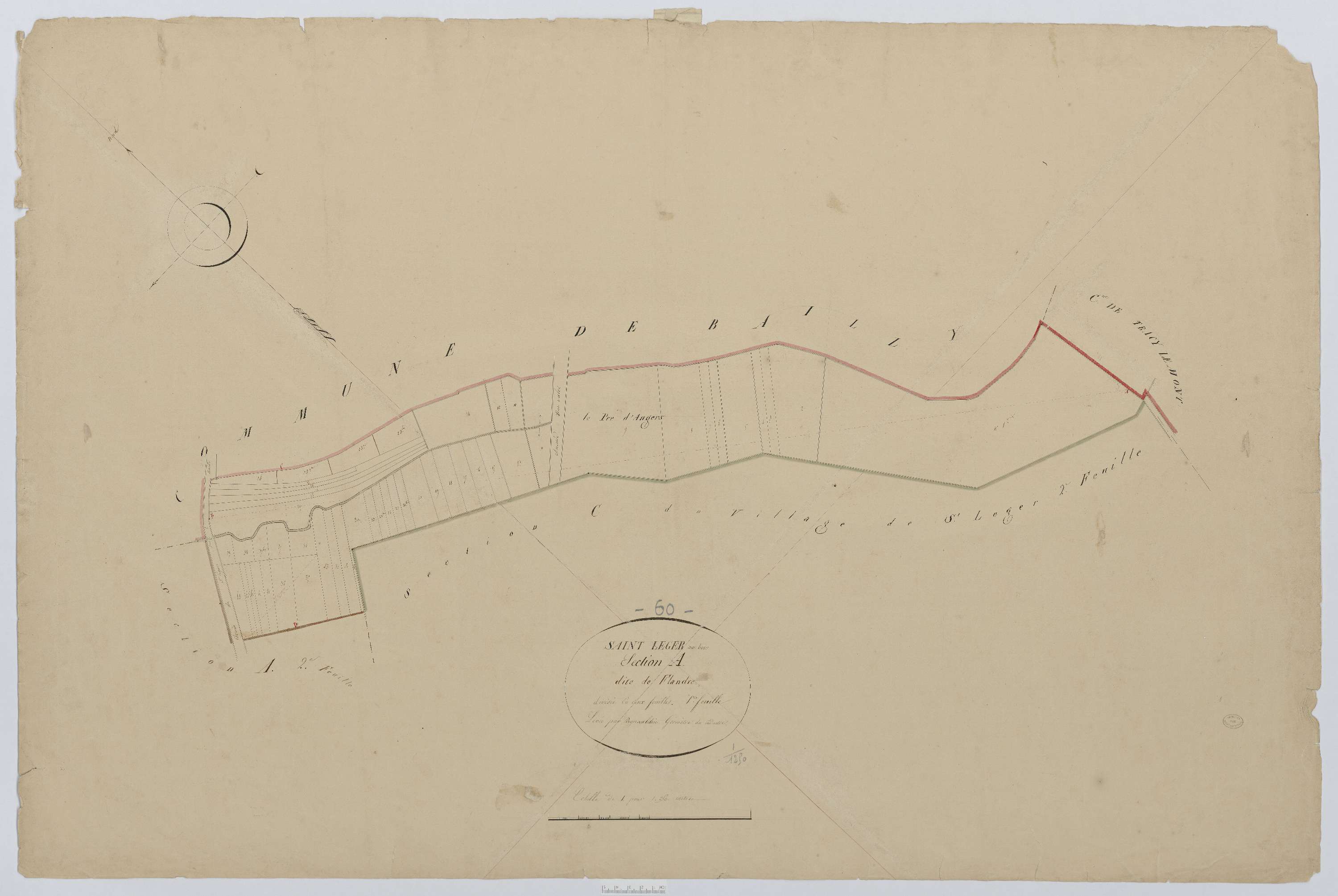Saint-Léger-aux-Bois - Cadastre napoléonien, section A1