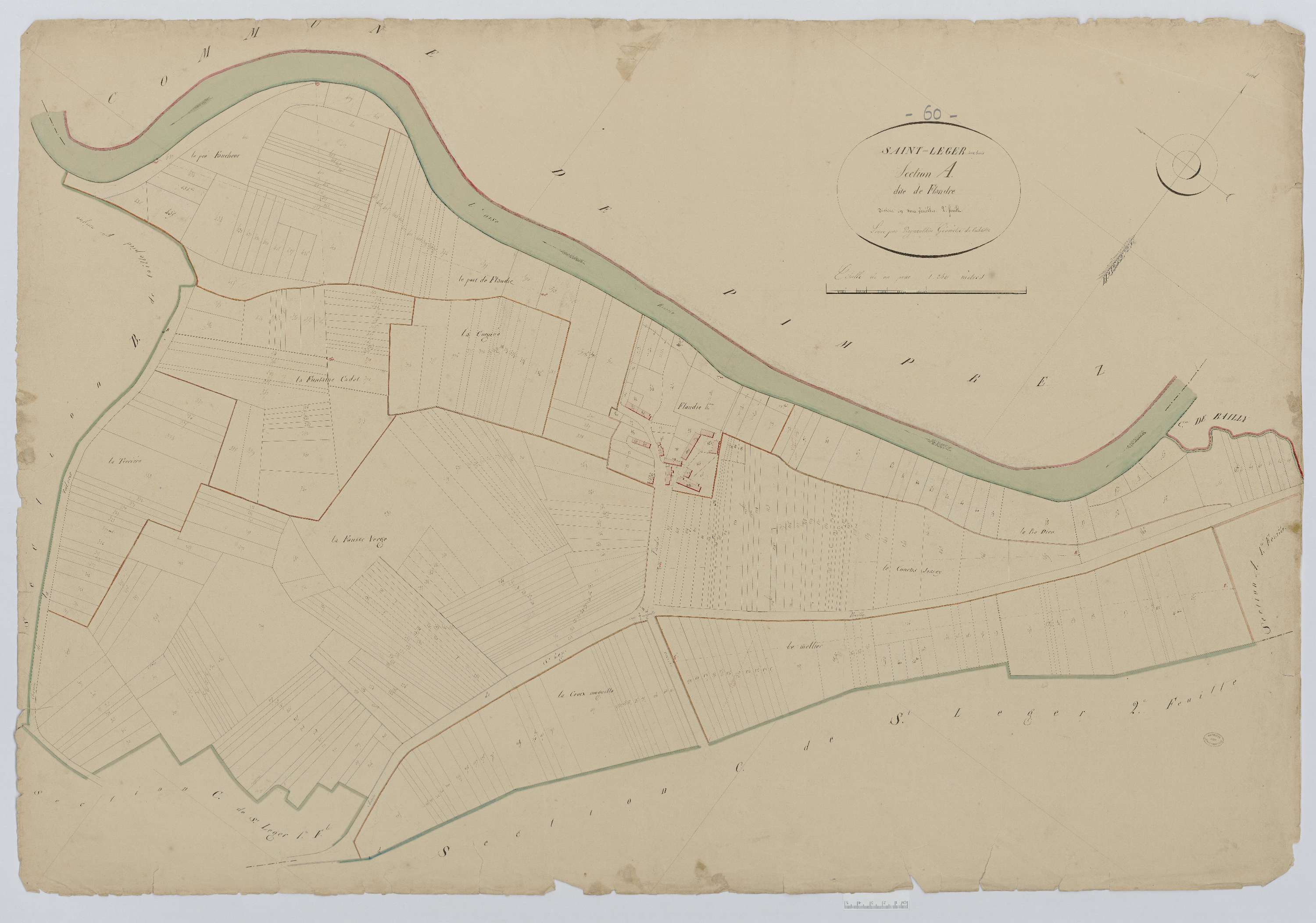 Saint-Léger-aux-Bois - Cadastre napoléonien, section A2