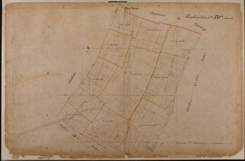 Saint-Leu-d'Esserent - Cadastre napoléonien, section B1