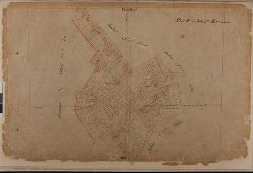 Saint-Leu-d'Esserent - Cadastre napoléonien, section E1