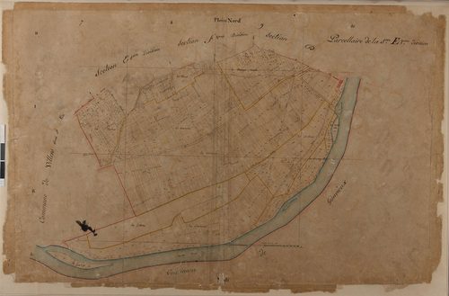 Saint-Leu-d'Esserent - Cadastre napoléonien, section E2
