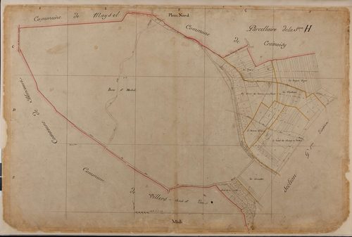 Saint-Leu-d'Esserent - Cadastre napoléonien, section H