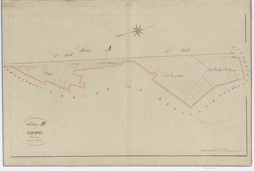 Saint-Martin-Longueau - Cadastre napoléonien, section B