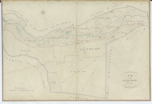 Saint-Paul - Cadastre napoléonien, section D1