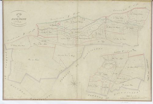 Saint-Paul - Cadastre napoléonien, section D2