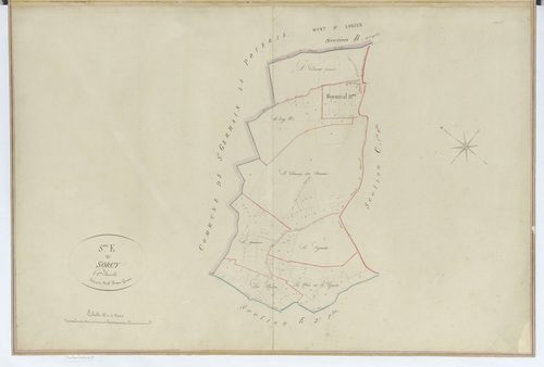Saint-Paul - Cadastre napoléonien, section E1