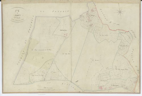 Saint-Paul - Cadastre napoléonien, section E2
