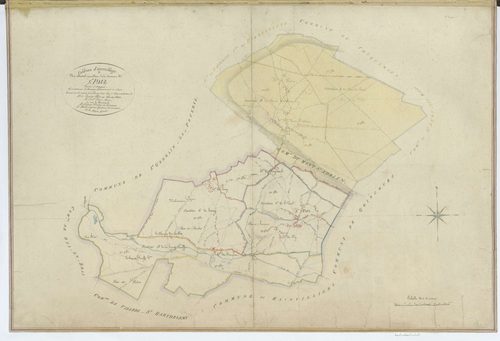 Saint-Paul - Cadastre napoléonien, tableau d'assemblage