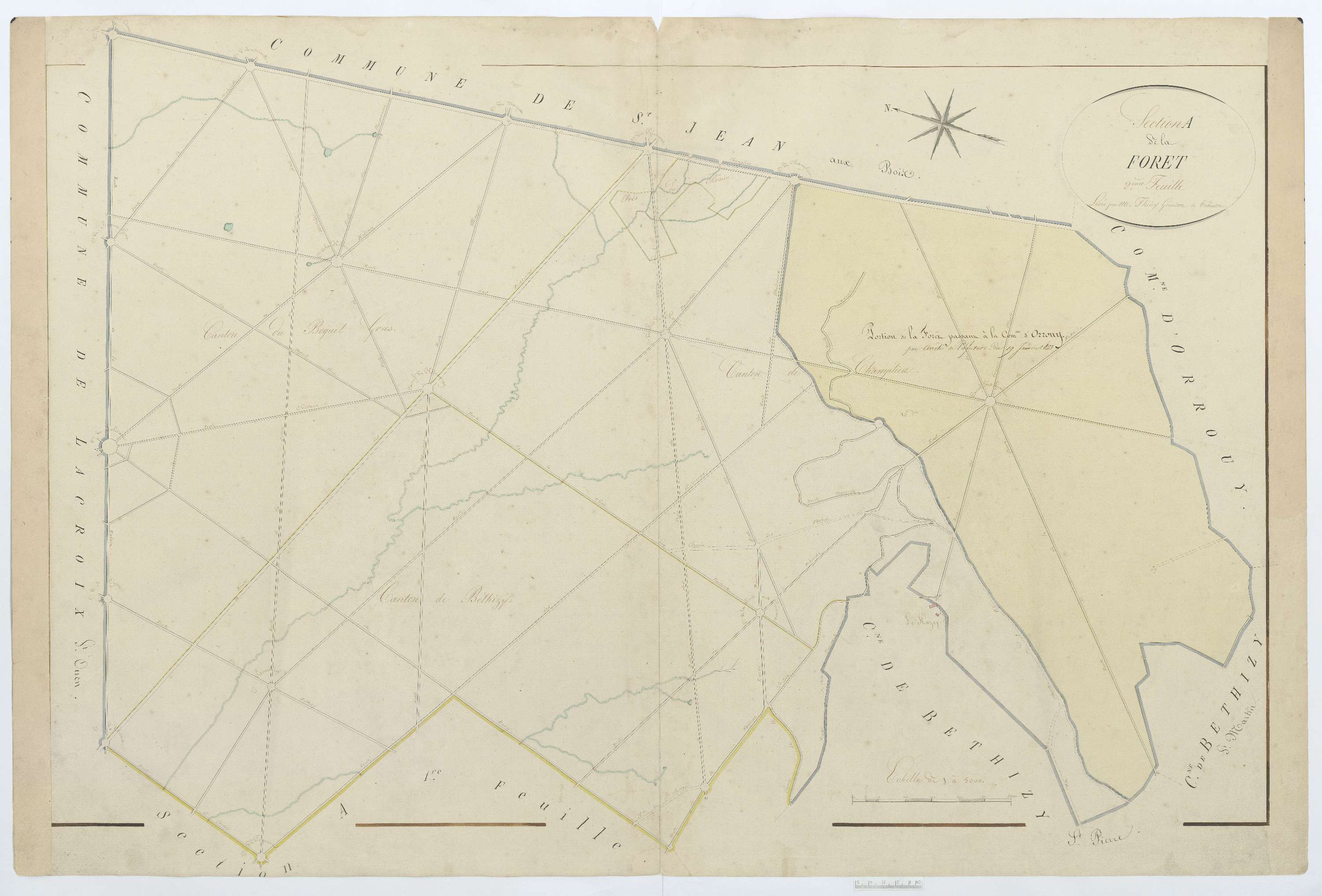 Saint-Sauveur - Cadastre napoléonien, section A2