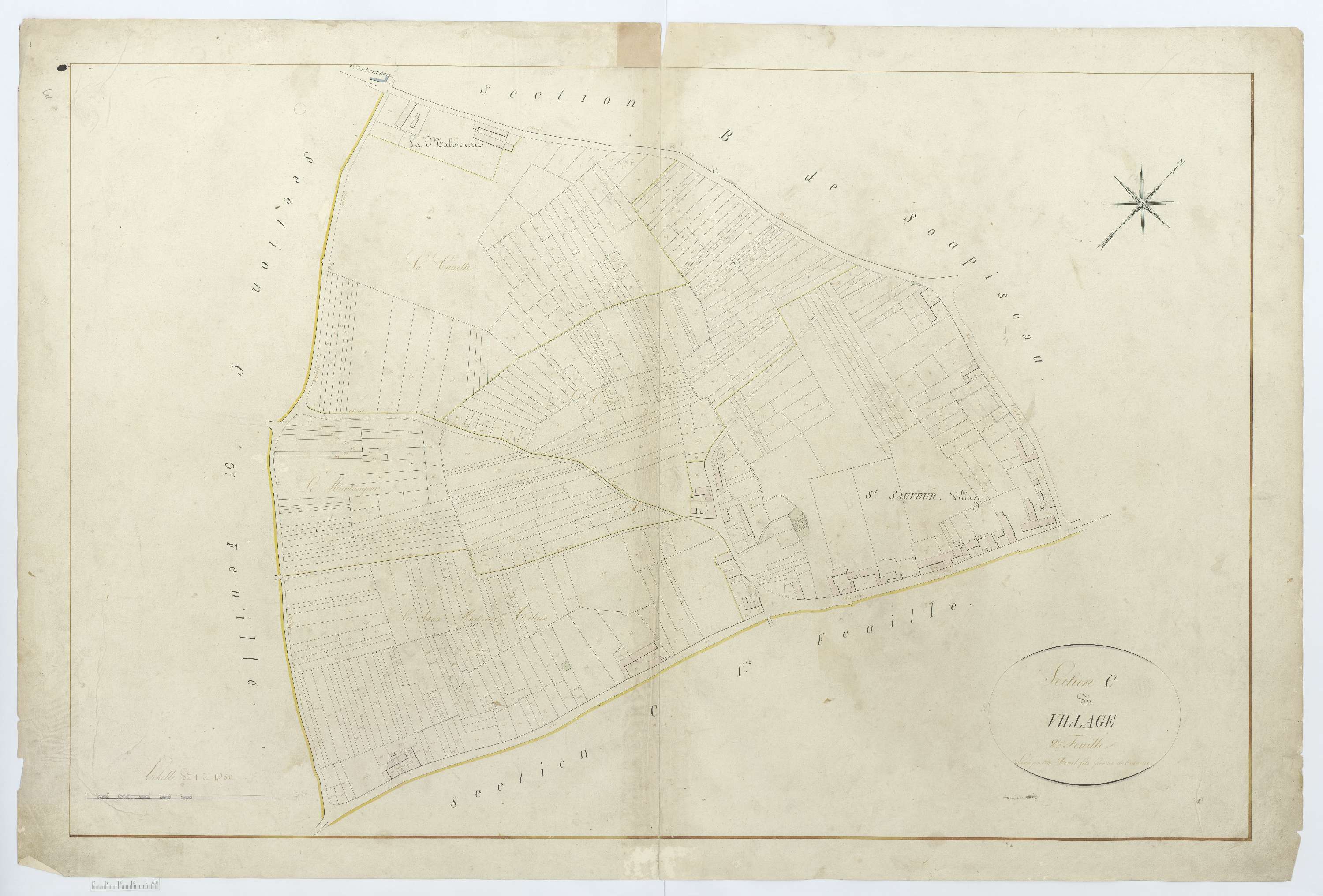 Saint-Sauveur - Cadastre napoléonien, section C2
