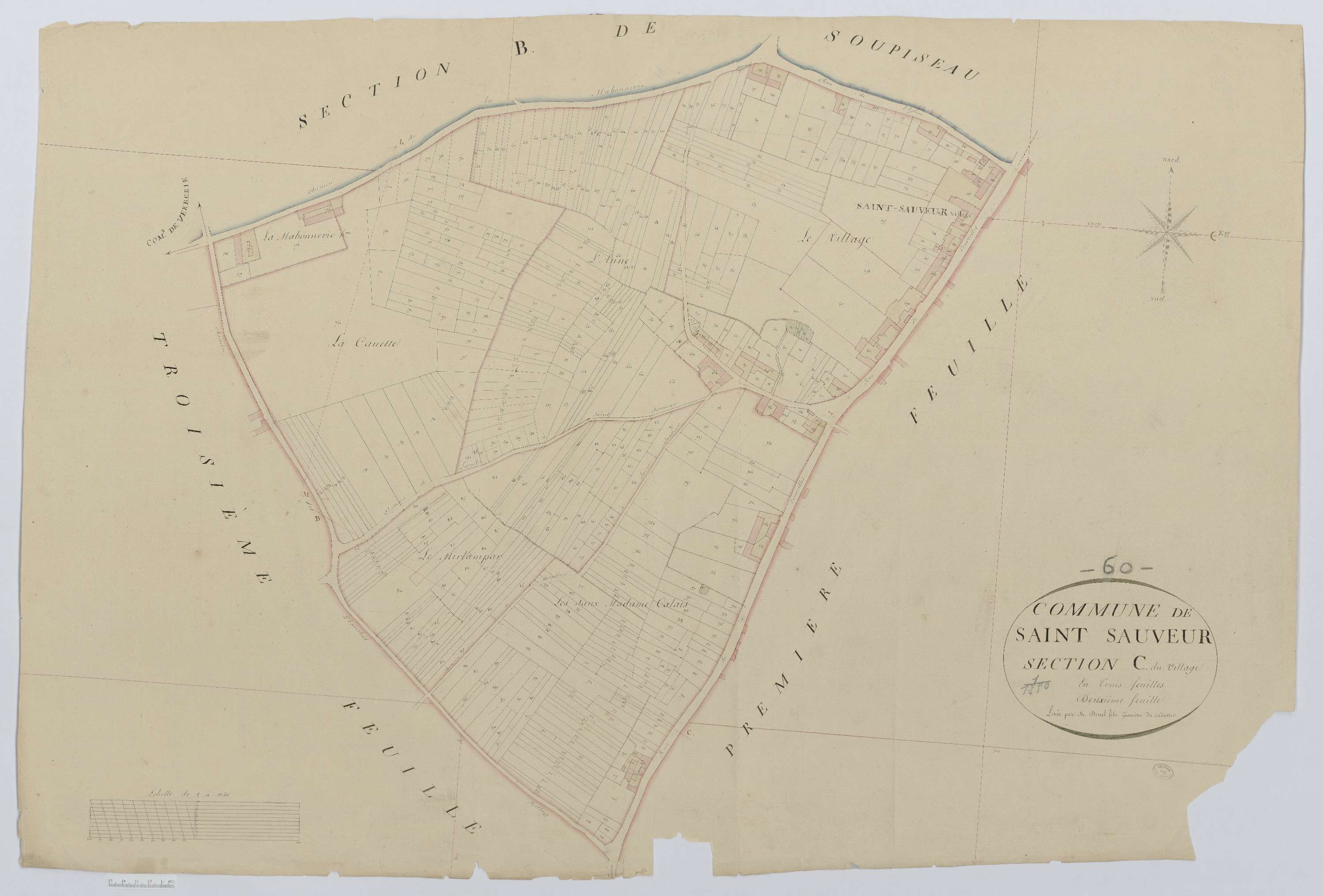 Saint-Sauveur - Cadastre napoléonien, section C2