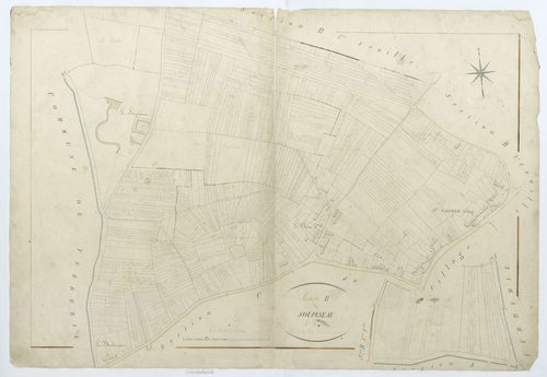 Saint-Sauveur - Cadastre napoléonien, section B3